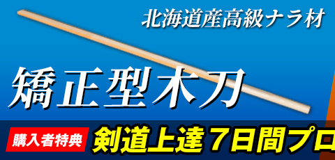 矯正型木刀