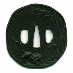 竹に虎鍔