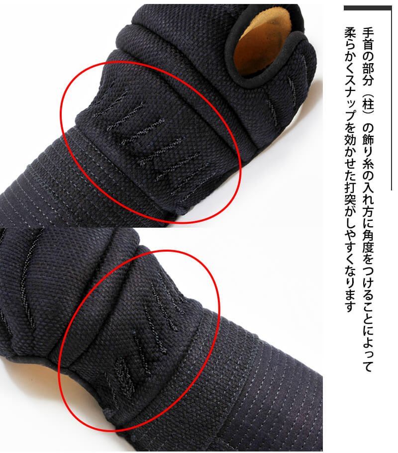 6ミリ織刺防具甲手「虎」