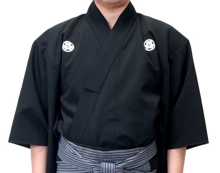 テトロン居合道衣「克」（紋付用着物袖）
