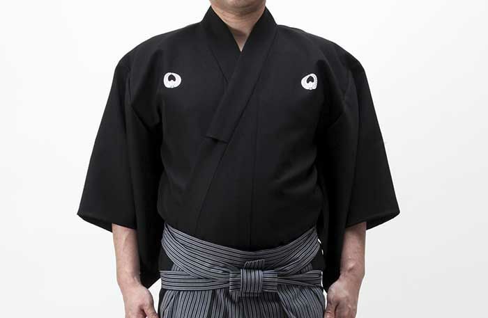 IG770K新最高級ポリエステル居合道衣（紋付用着物袖）