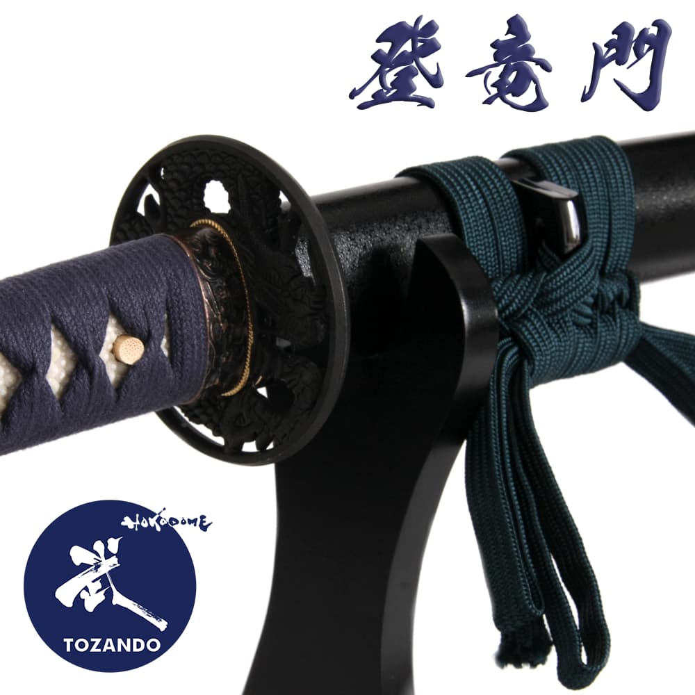 即納居合刀・5本限定】居合刀初心者用「登竜門」 2尺4寸 笹透鍔 黒石目